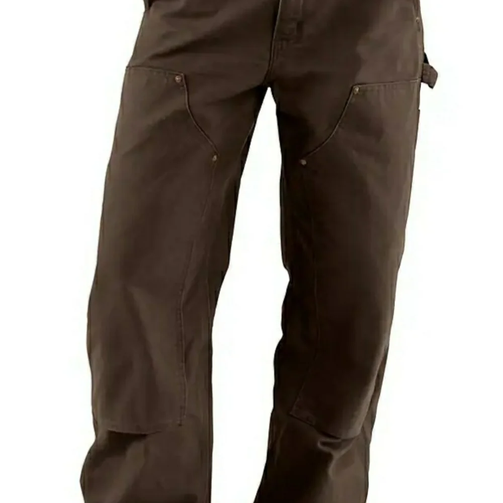 Men's Brown Work Pants - Picture 1 of 5